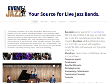 Tablet Screenshot of event-jazz.com